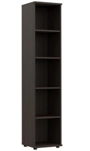 Minimalistyczny Regał Biurowy 5 Półek Wenge G9-C37