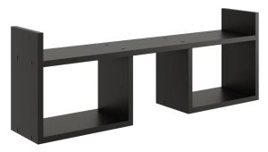 Czarna minimalistyczna półka wisząca B4-Z99