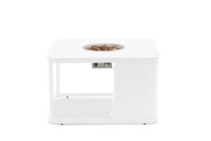 Palenisko gazowe kwadratowe FOGO  85×85 Marroni Grills białe