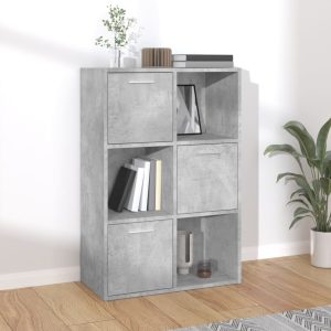 vidaXL Szafka, betonowa szarość 60×29,5×90 cm, materiał drewnopochodny