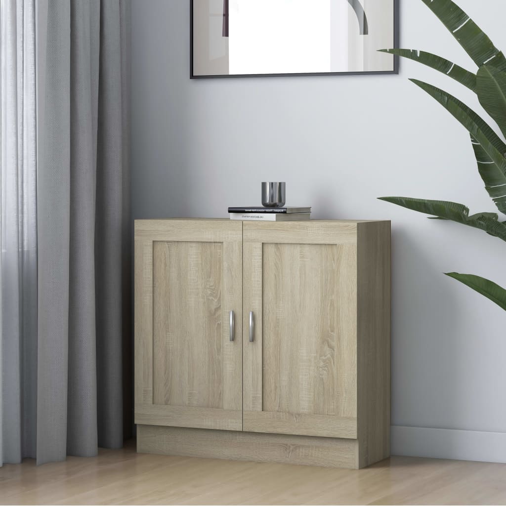 vidaXL Szafka, dąb sonoma, 82,5×30,5×80 cm, materiał drewnopochodny