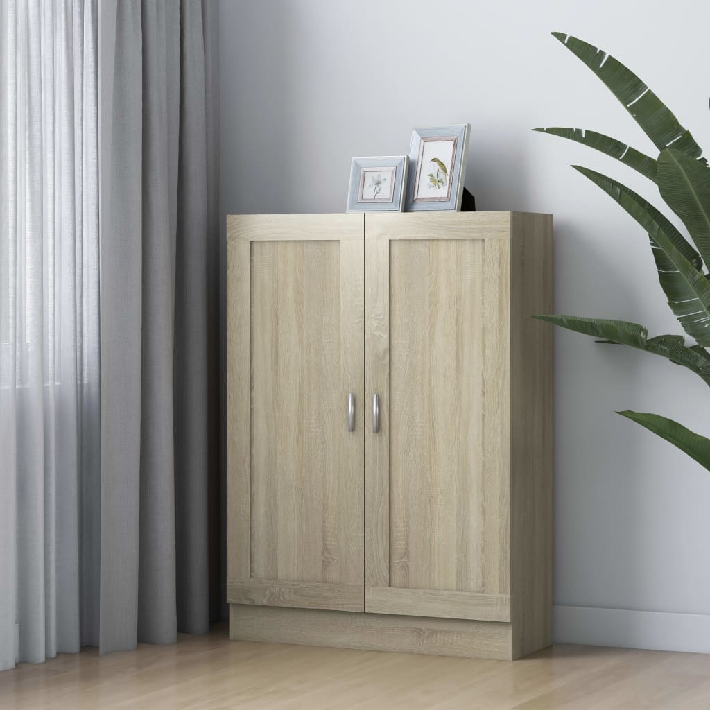 vidaXL Szafka, dąb sonoma, 82,5×30,5×115 cm, materiał drewnopochodny