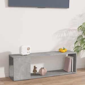 vidaXL Szafka pod TV, szarość betonu, 100x24x32 cm