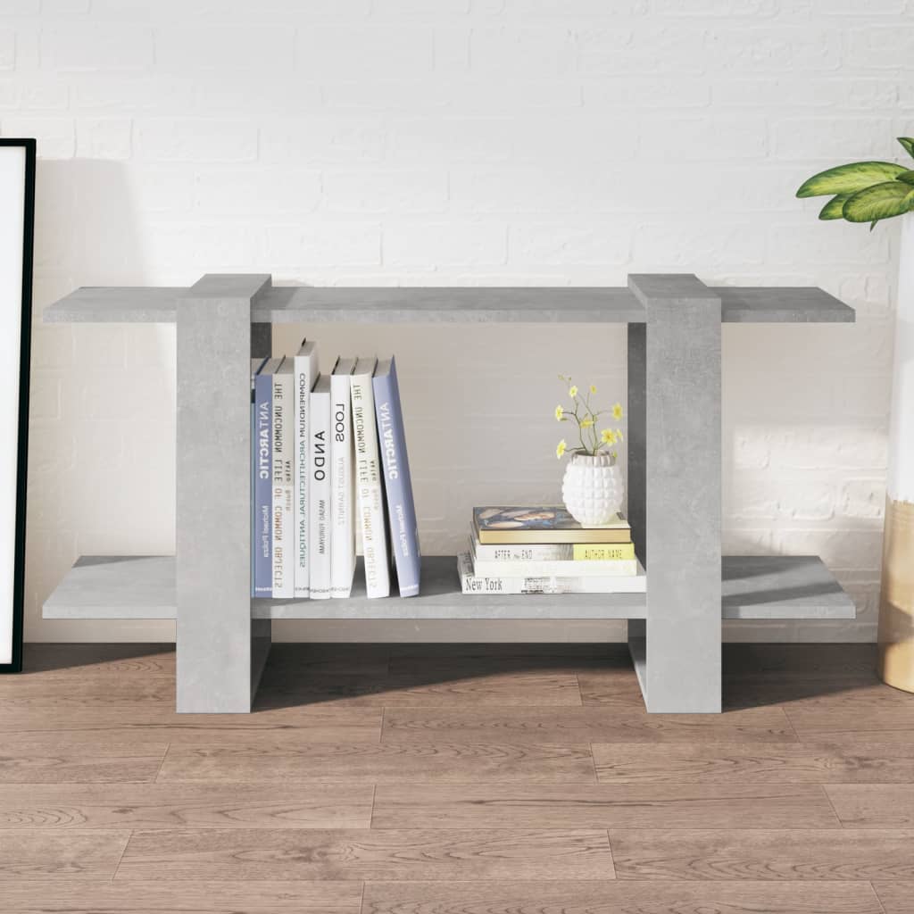 vidaXL Regał, betonowy szary, 100x30x51 cm, materiał drewnopochodny