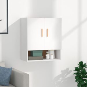 vidaXL Szafka wisząca, biała, 60x31x70 cm, materiał drewnopochodny