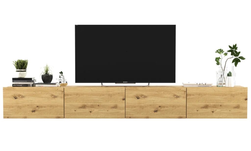 Zestaw Ściennych Szafek Rtv Dąb Artisan L3-G27