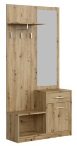 Garderoba do przedpokoju dąb artisan –  Standi