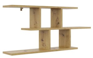 Minimalistyczna półka ścienna w kolorze dąb artisan B5-A48