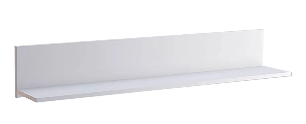 Biała minimalistyczna półka ścienna Z8-Z39
