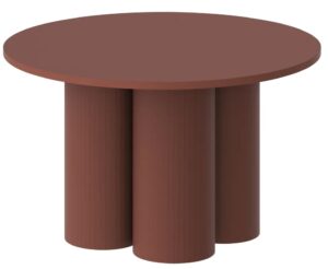 Bordowa matowa ława 80 cm K4-Z27
