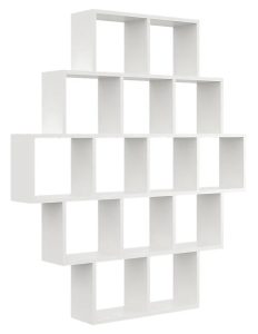 Biały regał otwarty wiszący lub stojący G9-D24