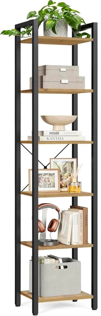 Minimalistyczny regał na książki dąb artisan – Tocador 9X