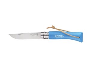 Opinel TRADIZIONE N°07 INOX BAROUDEUR „BLEU CYAN” (002206)