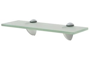 Mleczna podwieszana półka szklana 30×10 F2-W25