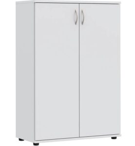 Biała zamykana komoda biurowa F7-G44