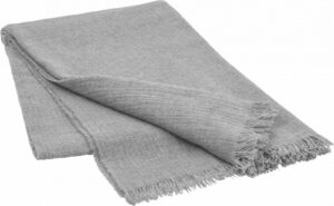 Koc Merino 130 x 200 cm sharkskin – miękki, elegancki, wełniany