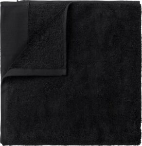 Ręcznik Riva 50 x 100 cm czarny – chłonny materiał, elegancki wygląd, idealny do łazienki