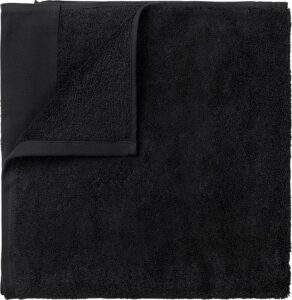 Ręczniki Riva 30 x 50 cm czarne 2 szt. – elegancki design, wysoka chłonność, komfort