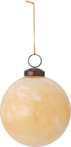 Bombka Nancy 10 cm – elegancka dekoracja, kolor złoty, klasyczny styl, szkło