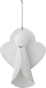 Dekoracja świąteczna Argelers anioł 28 cm wisząca – elegancki design, idealna na choinkę, wysoka jakość wykonania