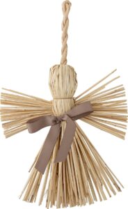 Dekoracja świąteczna Hirah anioł 31 cm – elegancki design, biały kolor, wykonanie z wysokiej jakości materiałów