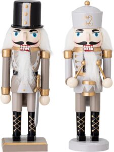 Figurki dekoracyjne Darren 20 cm złote 2 szt. – stylowe, eleganckie, idealne do wnętrz