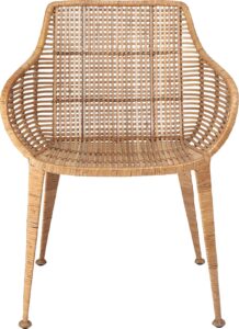 Fotel Amira rattanowy – elegancki design, naturalny materiał, wygodny