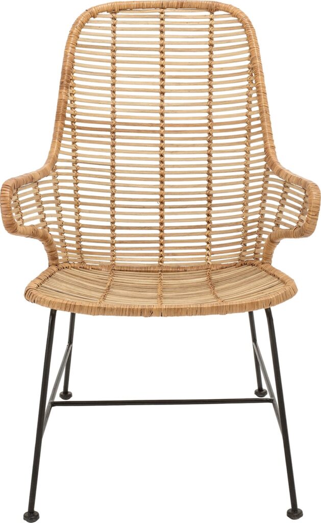 Fotel Lake rattanowy – elegancki design, naturalny materiał, wygodny i trwały