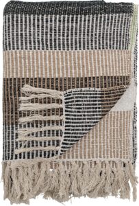 Koc Isnel 130 x 160 cm brązowy – miękki materiał, idealny do użytku domowego, ciepły i stylowy