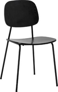 Krzesło Monza czarne – elegancki design, ergonomiczny kształt, wysokiej jakości materiały