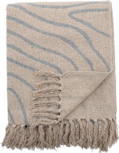 Narzuta Dami 130 x 160 cm – elegancka, niebieska, idealna do salonu i sypialni