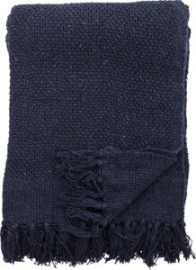 Narzuta Linda 130 x 160 cm – elegancka, niebieska, idealna do sypialni