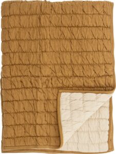 Narzuta pikowana Baille 80 x 100 cm – elegancki design, miękki materiał, idealna do sypialni