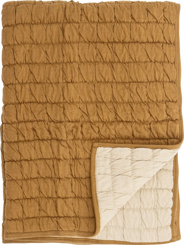 Narzuta pikowana Baille 80 x 100 cm – elegancki design, miękki materiał, idealna do sypialni