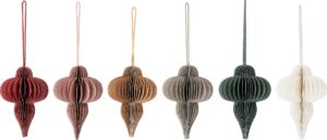 Ozdoby choinkowe Milay 10 cm 6 szt. – eleganckie bombki, złote, idealne na święta