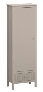 Nowoczesny regał zamykany w kolorze taupe L3-B11