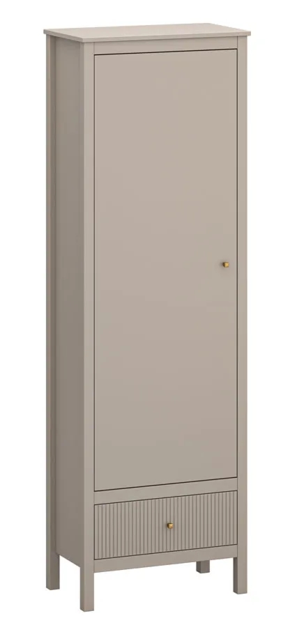 Nowoczesny regał zamykany w kolorze taupe L3-B11