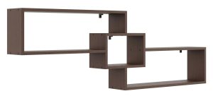 Minimalistyczna półka wisząca wenge D2-R19