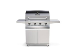 Grill ogrodowy gazowy 4-palnikowy LIPARI  149×57 Marroni Grills srebrny