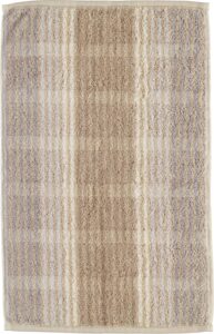 Ręcznik Cashmere w paski 30 x 50 cm piaskowy – delikatny materiał, elegancki design, idealny do łazienki