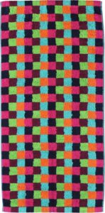 Ręcznik Cube 70 x 140 cm kolorowy ciemny – miękki materiał, doskonała chłonność, idealny do łazienki