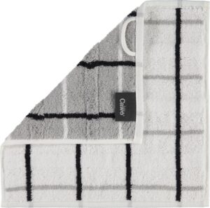 Ręcznik Square w romby 30 x 30 cm biały – wysokiej jakości materiał, elegancki design, doskonała chłonność