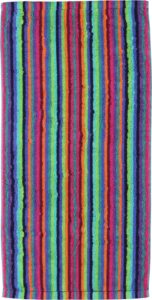 Ręcznik Stripes 50 x 100 cm kolorowy ciemny – miękki, chłonny, stylowy