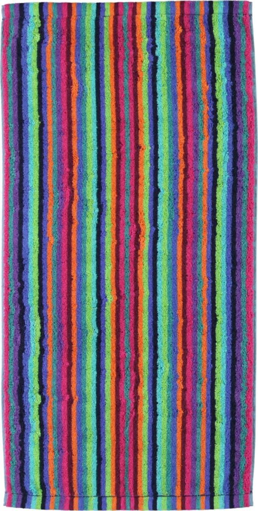 Ręcznik Stripes 50 x 100 cm kolorowy ciemny – miękki, chłonny, stylowy