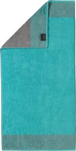Ręcznik Two-Tone 50 x 100 cm turkusowy – miękki, chłonny, dwukolorowy