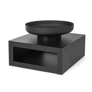 Palenisko na drewno EFESTO 70×70 Bizzotto czarne stal