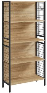 Regał Drewno Metal W Stylu Loft Dąb Sonoma Z8-H99