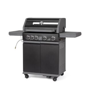 Grill gazowy ogrodowy ALEANDRO 733×57 Bizzotto czarny stal