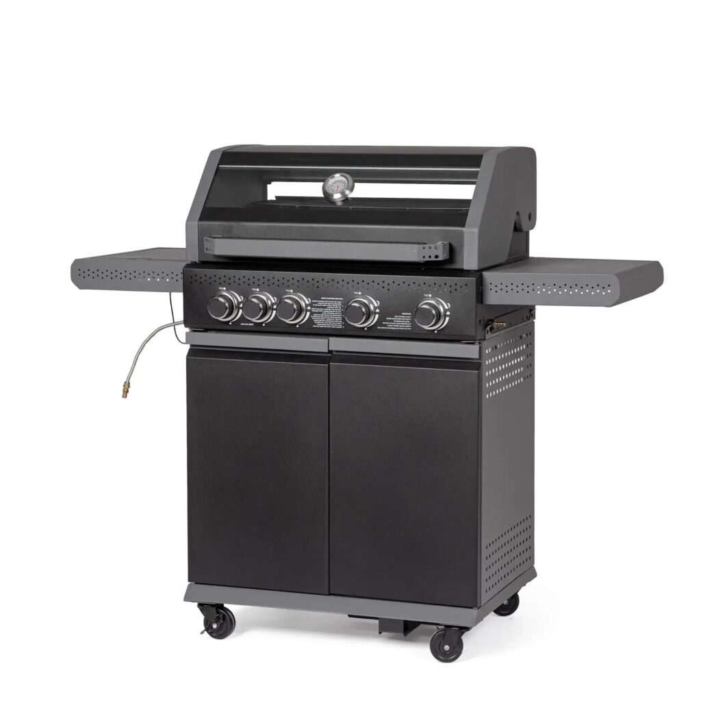 Grill gazowy ogrodowy ALEANDRO 733×57 Bizzotto czarny stal