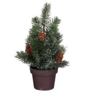 Choinka szyszka zielona oszroniona – naturalny wygląd, wysokość 24 cm, średnica 12 cm
